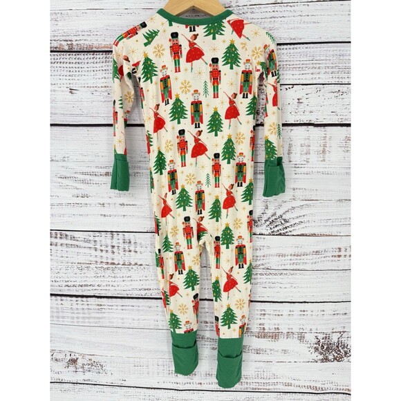 Millie + Roo Zip Bamboo Sleeper Convertible Holiday Nutcracker‎ 12-18 Month NWOT - Picture 4 of 4